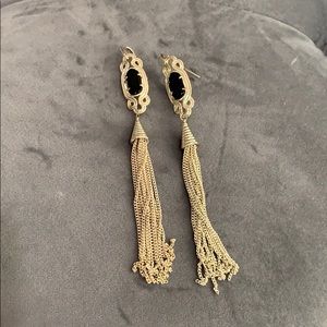 Vintage Tassel Earrings w/Gold Hardware